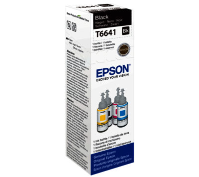 EPSON T6641 Black Ecotank Ink Bottle - 70 ml EPSON T6641 Black Ecotank Ink Bottle - 70 ml